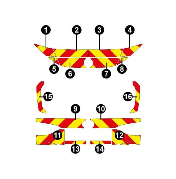 Kit Jaune-Rouge Partiel - MG ZS (2024) – Image 2
